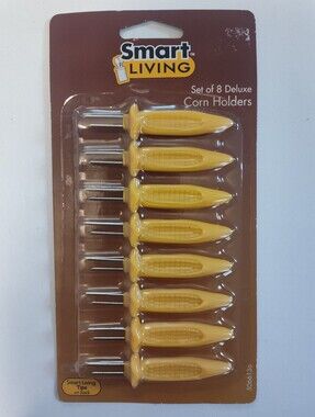 Smart Living Yellow Corn Holders - 8-Pack